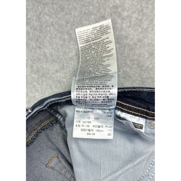 Levi's Women's Mid Rise Skinny Capris Size 12 W31 - Picture 11 of 11